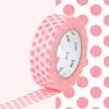 Image de Masking tape à pois - Rouge fluo - 1,5 cm x 7 m - Masking Tape
