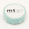 Image de Ruban adhésif - Masking Tape - Pois Lagon - 7m x 15mm