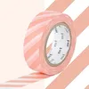 Image de Masking tape à rayures - Saumon - 1,5 cm x 7 m - Masking Tape