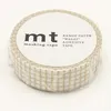 Image de Ruban adhésif - Masking Tape - Quadrillé or - 7m x 15mm