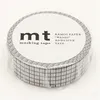 Image de Ruban adhésif - Masking Tape - Quadrillé noir - 7m x 15mm