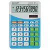 Image de Sharp, Calculatrice, EL M332 BBL - BLU (Fonctionnement sur piles, Panneau solaire)