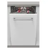Image de Lave-vaisselle tout intégrable Sharp QW-I1GI47EX 10 couverts Encastrable - largeur : 45 cm - profondeur : 55 cm - hauteur : 82 cm