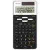 Image de Sharp, Calculatrice, EL506TSBWH Calculatrice de poche Calculatrice scientifique Noir, blanc (Fonctionnement sur piles, Panneau solaire)