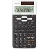 Image de Sharp, Calculatrice, EL-531TG-WH (Fonctionnement sur piles, Panneau solaire)