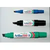Image de Marqueur Artline 100 pointe feutre acrylique biseautée 7,5/12mm rouge