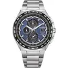 Image de Citizen, Montre, AT8238-84L, Argent, (Chronographe, Horloge radio-pilotée, 43.50 mm)