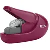 Image de Plus Japan, Agrafeuse, Agrafeuse SL-106AB sans agrafes, bordeaux (5 feuilles)