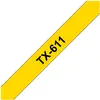 Image de Brother, Ruban d'étiquetage, Tx-611 (0.60 cm, Jaune, Noir)