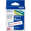 Image de Brother, Ruban d'étiquetage, Tz-222 (0.90 cm, Rouge)