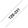 Image de Ruban Brother_tzefx 631 12mm Laminé Flexible Noir/jaune