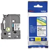 Image de Ruban Brother_tzefx 251 24mm Laminé Flexible Noir/blanc