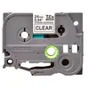 Image de Brother TZe-S151 - Adhésif extra fort - noir sur transparent - Rouleau (2,4 cm x 8 m) 1 cassette(s) ruban laminé - pour Brother PT-D600, P750, P950; P-Touch PT-3600, 9800, D610, D800, E500, E550, H500, P750