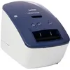 Image de Brother QL-600B - Imprimante d'étiquettes - thermique direct - rouleau (6,2 cm) - 300 x 300 ppp - jusqu'à 71 mm/sec - USB 2.0 - bleu-blanc