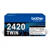 Image de Brother Ink Cartouche D'encre Tn2420 Twin 2 Unités