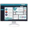 Image de EIZO FlexScan EV2495-WT - Avec FlexStand - écran LED - 24.1" (24" visualisable) - 1920 x 1200 - IPS - 350 cd/m² - 1000:1 - 5 ms - HDMI, DisplayPort, USB-C - haut-parleurs - blanc