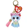 Image de Ty Mini Boos Clip porte-clés chat corne