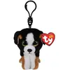 Image de Ty Porte-clé peluche chien Roscoe - Noir