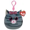 Image de Ty Peluche clip Chat Squish-a-Boos porte-clés