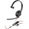 Image de Plantronics Blackwire 5200 - Noir et rouge