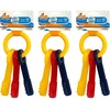 Image de Jouet pour chien Nylabone Puppy Teething Keys - Bacon XS Jaune XS 981485EU