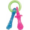 Image de Jouet pour chien Nylabone Puppy Teething Pacifier - Bacon XS Bleu XS 982087EU