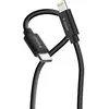 Image de Verbatim câble Lightning USB-C - Noir et blanc