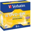 Image de Verbatim DVD+RW 4.7 Go 4x (par 5, boite)