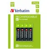 Image de Verbatim Piles rechargeables AAA - Lot de 4