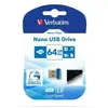 Image de Verbatim Store 'n' Stay NANO - Bleu Noir - 64 Go