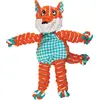 Image de KONG-KONG® Peluche Renard Et Corde Orange   22 cm