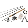 Image de Combo Spinning Abu Garcia Diplomat Wilderness Survival 4PC : Long. - 1m98, Nombre de brins - 4, Puissance Canne - 3 - 12g, Ratio - 5.2:1, Récupération - 56cm, Taille - 2000