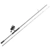 Image de Combo Spinning Abu Garcia Max X Black Ops : Capacité Tresse - 0.25 mm/ 165m, Long. - 2m44, Poids - 400g, Puissance Canne - 10-30g, Ratio - 5.8:1