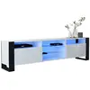 Image de DUSINE Meuble TV 200 CM LOVY - Blanc