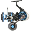 Image de Moulinet Spinning Exo Daiwa Saltist MQ 2021 : Capacité Nylon - 300m/0,37mm, Frein - 15kg, Poids - 635g, Ratio - 5.7:1, Récupération - 121cm, Taille Moulinet - 10000H