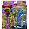 Image de Les Tortues Ninja - Figurines Leonardo vs. Super Fly 11 cm