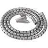 Image de Fellowes Gaine de câbles Zip - 2m - Argent