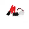 Image de StarTech.com Câble adaptateur 50 cm Slimline SATA vers SATA avec alimentation LP4