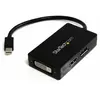 Image de StarTech.com Adaptateur de voyage Mini DisplayPort vers DVI / DisplayPort / HDMI - Convertisseur vidéo 3-en-1