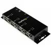 Image de StarTech.com Hub adaptateur USB vers série DB9 RS232 4 ports   Montage sur rail DIN industriel et mural