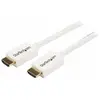 Image de StarTech.com Câble HDMI haute vitesse CL3 Mâle vers Mâle pour Installation Murale - Blanc 7 m