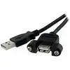 Image de Startech Câble USB panneau A mâle vers A femelle