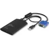 Image de StarTech.com Adaptateur crash cart pour PC portable - Console KVM vers USB 2.0 avec transfert de fichier et acquisition video