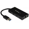 Image de StarTech.com Hub USB 3.0 portable à 3 ports avec câble intégré