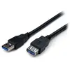 Image de StarTech.com Câble d'extension USB 3.0 SuperSpeed de 2m - Rallonge USB A vers A - M/F - Noir