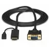 Image de StarTech.com Câble adaptateur HDMI vers VGA de 1,8m - Convertisseur actif HDMI vers HD15 - M/M - 1920x1200 / 1080p