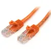 Image de Startech Câble Ethernet Cat5e RJ45 - 3 m, orange