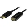 Image de StarTech.com Câble adaptateur DisplayPort vers HDMI de 1 m - M/M - 4K - Noir