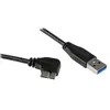 Image de Startech Câble USB 3.1 Gen 1 Micro-USB coudé