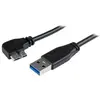 Image de Startech Câble USB 3.1 Gen 1 Micro-B coudé gauche - 0,5 m